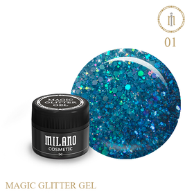 MAGIC GLITTER GEL No. 01