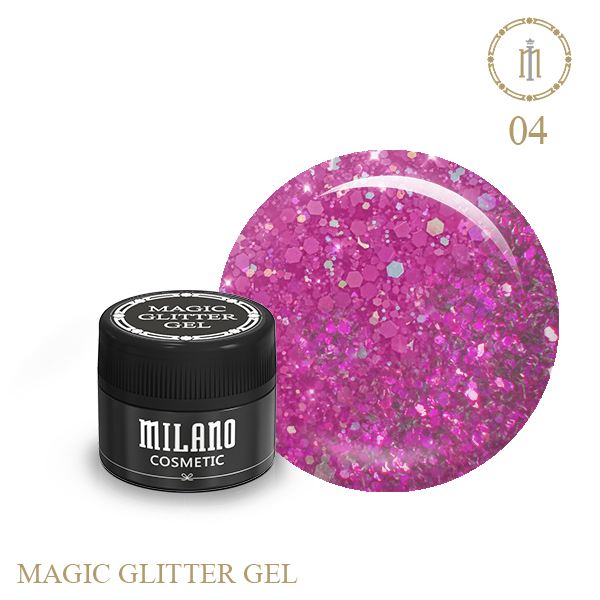 MAGIC GLITTER GEL No. 04