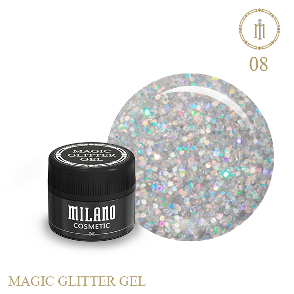 MAGIC GLITTER GEL No. 08