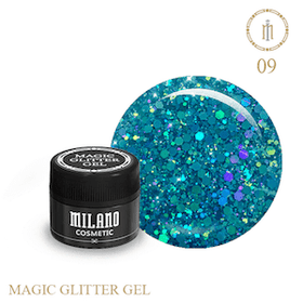 MAGIC GLITTER GEL No. 09