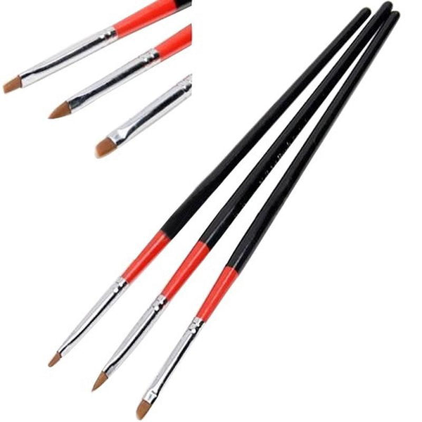 GEL BRUSH (RED-BLACK)