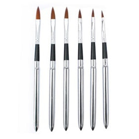 SET OF BRUSHES FOR ACRYLIC 6 PCS