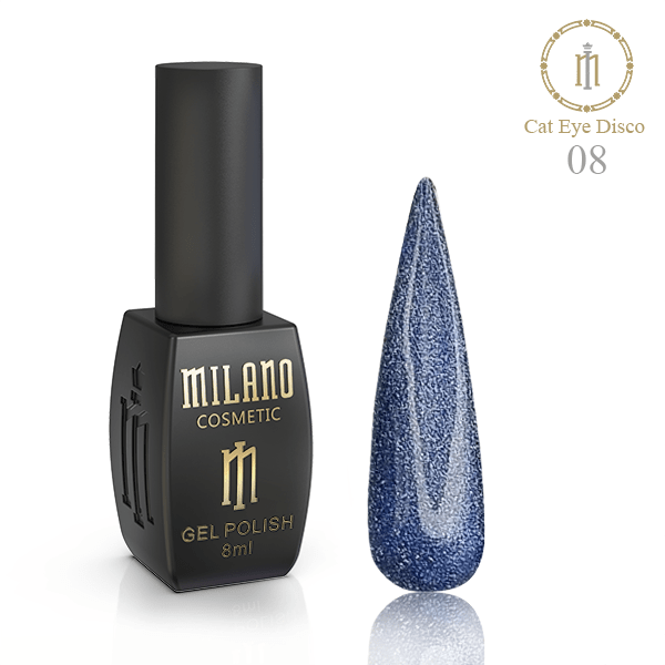 GEL POLISH DISCO CAT EYE MILANO No. 08