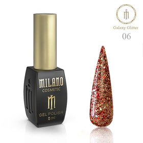 GEL POLISH MILANO GALAXY GLITTER 8 ML № 06