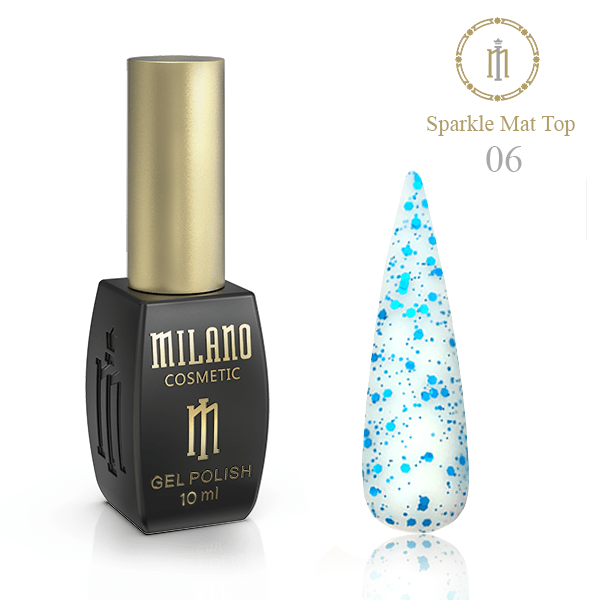 SPARKLE MAT TOP 10 ML № 06