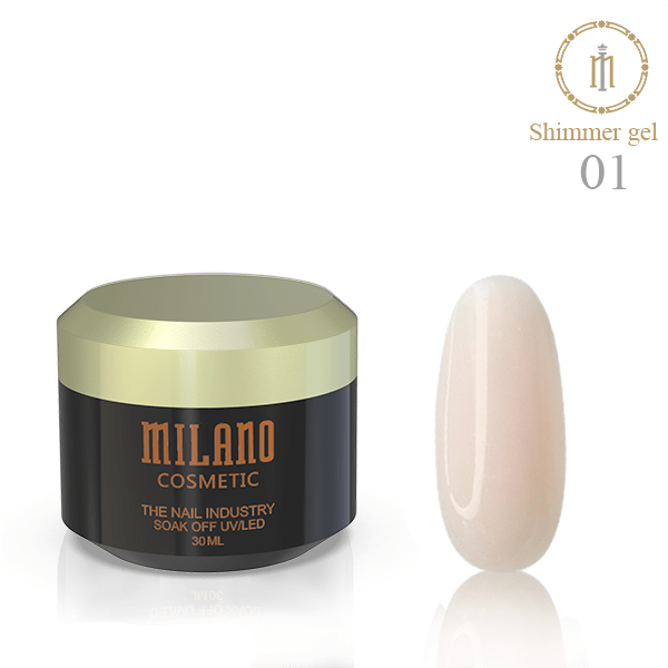 GEL FOR EXTENSION MILANO SHIMMER 30 ML №01