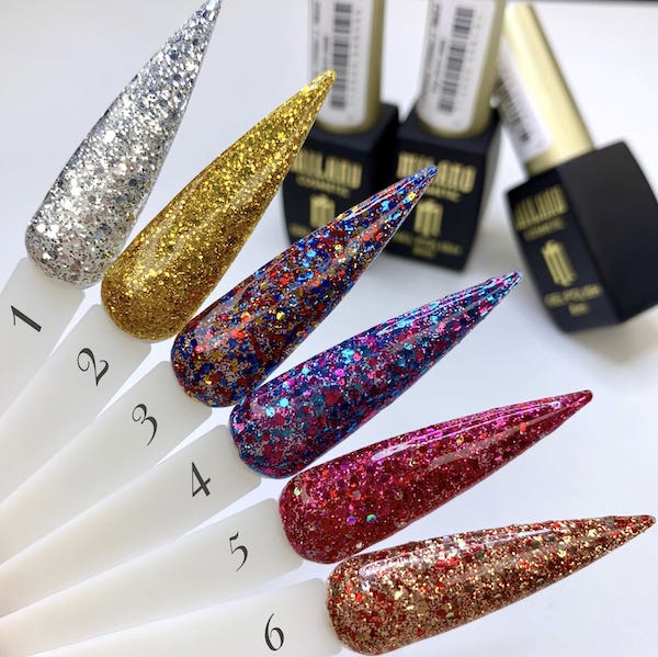 GEL POLISH MILANO GALAXY GLITTER 8 ML № 01