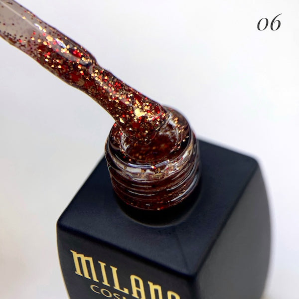 GEL POLISH MILANO GALAXY GLITTER 8 ML № 06